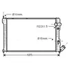 Radiateur, refroidissement du moteur CNA2071 Ava Quality Cooling CNA2071