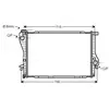 Radiateur, refroidissement du moteur BWA2235 Ava Quality Cooling BWA2235