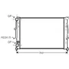 Radiateur, refroidissement du moteur AIA2123 Ava Quality Cooling AIA2123