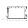 Radiateur, refroidissement du moteur AIA2083 Ava Quality Cooling AIA2083