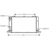 Radiateur, refroidissement du moteur AIA2047 Ava Quality Cooling AIA2047