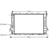 Radiateur, refroidissement du moteur AIA2077 Ava Quality Cooling AIA2077