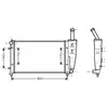 Radiateur, refroidissement du moteur FTA2290 Ava Quality Cooling FTA2290