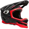 Oneal Blade Polyacrylite Haze Casque de descente, noir-rouge, taille L pour Hommes