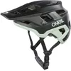 ONeal Defender Solid, Casque MTB , couleur: Mat Noir/Vert Clair , taille: XS/S/M