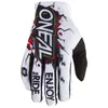 Oneal Matrix Villain 2 Gants Motocross, blanc, taille M pour Hommes