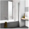 Kermi Pasa XP Pare-baignoire, mobile, PXDTR100151AK, PXDTR