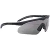 Mil-Tec Lunettes Balistiques Et De Soleil Raptor Noires - Swisseye