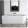 Tellkamp Pio Baignoire d angle, avec habillage, 0100-077-0B-R-AUF/CRWM...