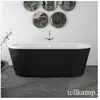 Tellkamp Easy Baignoire ovale en îlot, 0100-076-00-AUF/WMWMEB,