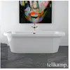 Tellkamp Elegance Baignoire ovale en îlot, 0100-067-00-B/ME,