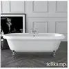 Tellkamp Antiqua Baignoire ovale en îlot, 0100-062-00-02-C/CR,