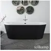 Tellkamp Easy Baignoire ovale en îlot, 0100-076-00-AUF/CRWMEB,