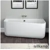 Tellkamp Koeko Baignoire murale avec habillage, 0100-040-00-AUF/CRWM,