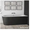 Tellkamp Pio Baignoire d’angle, avec habillage, 0100-055-S0-L-AUF/CRWMEB