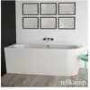 Tellkamp Pio Baignoire d angle, avec habillage, 0100-055-00-R-AUF/CRWM...