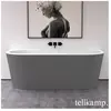Tellkamp Solitär Wall Baignoire murale avec habillage, 0100-055-00-AUF...
