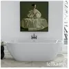 Tellkamp Cosmic Baignoire balnéo ovale en îlot, W100-287-0B-A/WG,