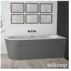 Tellkamp Pio Baignoire d’angle, avec habillage, 0100-055-SB-L-AUF/CRWMCM