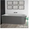 Tellkamp Pio Baignoire d’angle, avec habillage, 0100-055-S0-R-AUF/WMWMCM