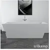 Tellkamp Base Baignoire rectangulaire en îlot, 0100-068-00-A/WG,