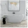 Tellkamp Space Baignoire balnéo ovale en îlot, W100-058-00-AUF/CR,
