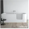 Tellkamp Salida Baignoire pour petits espaces, avec zone de douche et ...