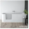 Tellkamp Salida Baignoire pour petits espaces, avec zone de douche et ...