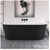 Tellkamp Solitär Wall Baignoire murale avec habillage, 0100-055-00-A/W...