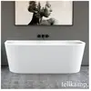 Tellkamp Solitär Wall Baignoire murale avec habillage, 0100-055-00-AUF...