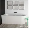 Tellkamp Pio Baignoire d’angle, avec habillage, 0100-055-0B-R-AUF/WG,