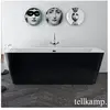 Tellkamp Pura Baignoire rectangulaire en îlot, 0100-085-00-AUF/CRSW,