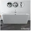 Tellkamp Pura Baignoire rectangulaire en îlot, 0100-085-00-AUF/CR,