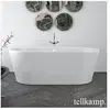 Tellkamp Easy Baignoire ovale en îlot, 0100-076-00-AUF/WMWM,