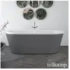 Tellkamp Easy Baignoire ovale en îlot, 0100-076-00-A/WMWMCM,