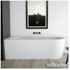 Tellkamp Pio Baignoire d’angle, avec habillage, 0100-077-S0-R-A/WMWM,