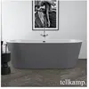 Tellkamp Solitär Baignoire ovale en îlot, 0100-082-00-A/CRWMCM,
