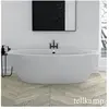 Tellkamp Space Baignoire balnéo ovale en îlot, W100-088-S0-AUF/CRWM,