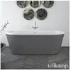 Tellkamp Easy Baignoire balnéo ovale en îlot, W100-276-0B-A/CRWMCM,