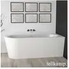 Tellkamp Pio Baignoire d’angle, avec habillage, 0100-255-0B-L-A/CR,