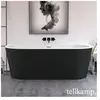Tellkamp Solitär Wall Baignoire murale avec habillage, 0100-255-00-A/W...