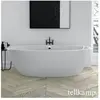 Tellkamp Space Baignoire balnéo ovale en îlot, W100-088-00-A/CR,
