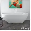 Tellkamp Neon Baignoire balnéo ovale en îlot, W100-089-0B-AUF/CR,