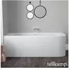 Tellkamp Thela Baignoire d’angle, avec habillage, 0100-248-0B-A/CRWM,