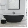 Tellkamp Space Baignoire ovale en îlot, 0100-258-00-A/CRWMEB,