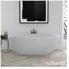 Tellkamp Space Baignoire ovale en îlot, 0100-258-00-A/CRWM,