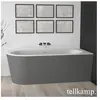 Tellkamp Pio Baignoire d angle, avec habillage, 0100-255-S0-L-A/CRWMCM...