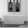 Tellkamp Arte Baignoire rectangulaire en îlot, 0100-254-00-A/CRWM,