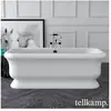 Tellkamp Vintage Baignoire rectangulaire en îlot, 0100-090-00-A/CR,