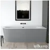 Tellkamp Pio Baignoire balnéo d’angle avec habillage, W100-077-00-L-AUF/CRWMCM